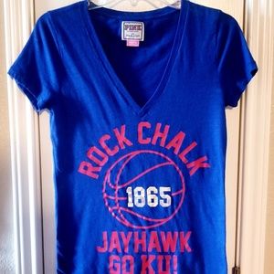 ❌SOLD❌Victoria's secret PINK Kansas jayhawks